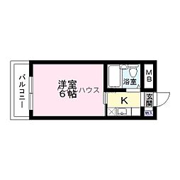 白鷺ハイツ 1B