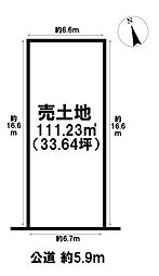 売土地 京都市北区紫竹上緑町