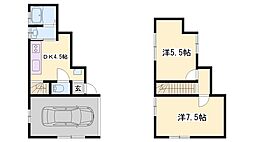 三木市上の丸町貸家