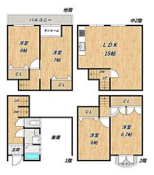中央区北野町2丁目　戸建