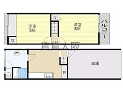 鳥飼西4丁目連棟貸家