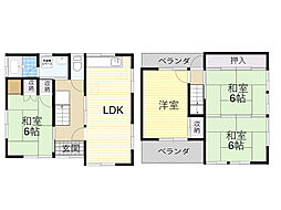 茨木市郡3丁目の一戸建て