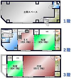 東大阪市横沼町3丁目中古テラスハウス