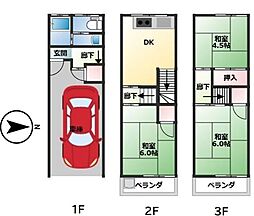 平野区瓜破東3丁目中古テラスハウス