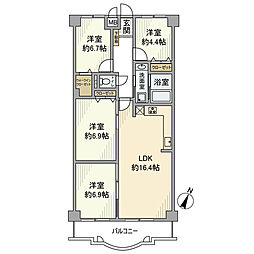ハイロイヤル緑地公園A棟