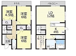 箕面市小野原西６丁目の一戸建て