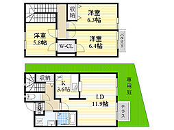 豊中市本町5丁目の一戸建て