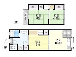 摂津市一津屋２丁目の一戸建て