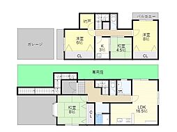川西市東畦野山手１丁目の一戸建て