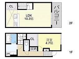 大阪市東淀川区淡路４丁目の一戸建て