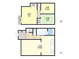 川西市西畦野2丁目貸家
