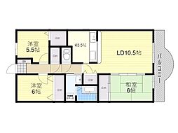 シャンテ川西5号棟