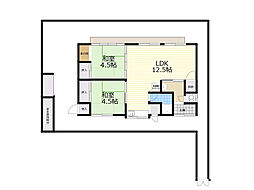 刀根山平屋貸家