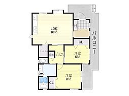 小野原西1丁目貸家