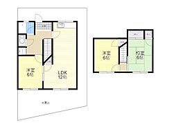 川野貸テラスハウス東側