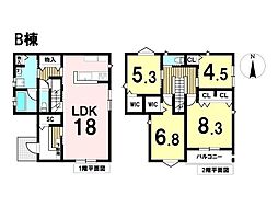 岐阜市竜田町5丁目　全2棟　B棟　新築一戸建て
