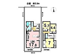 岐阜市高森町III　全1棟　A棟　新築一戸建て