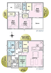 福島市瀬上町第20　2号棟　Cradle garden
