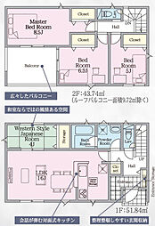 福島市北沢又第11　2号棟　Cradle garden