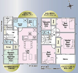 CRADLE GARDEN 会津若松市一箕町八幡第2　3号棟