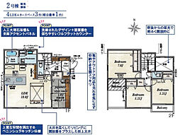 ブルーミングガーデン郡山市大槻町東阿良久　2号棟