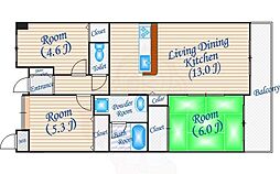 千里五月ヶ丘ハイツ5番館 202