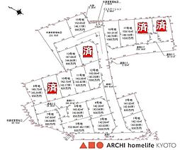 奥山分譲地　全19区画