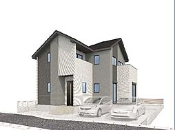 4部屋とリビングキッチンの間取り 稲毛区長沼町 戸建