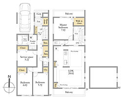 LDK20帖「経堂」Newhouse