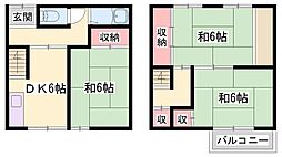 土山二戸一貸家