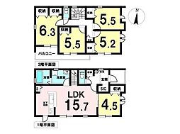 羽島市竹鼻町狐穴矢熊 新築戸建 1号棟