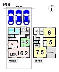 岐阜市日野南 第3 新築戸建 1号棟