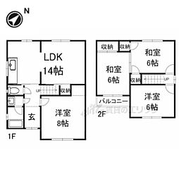 北葛城郡上牧町米山台３丁目の一戸建て