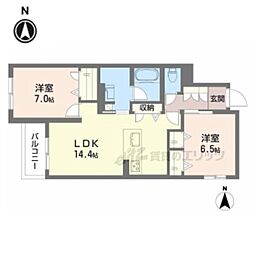 シャーメゾン　香芝　ワイケイ 203