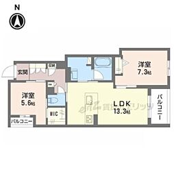 シャーメゾン　香芝　ワイケイ 302