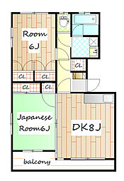 マンションメローB 402号室