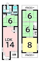 中古戸建　上野芝町7丁