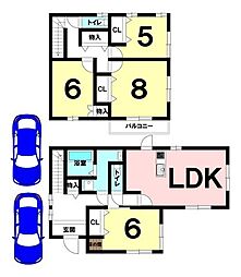 中古戸建　庭代台2丁