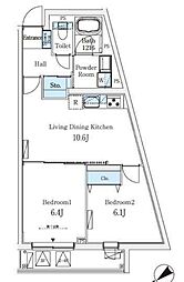 ＳＯＬＡＳＩＡｒｅｓｉｄｅｎｃｅ大井町 201