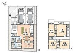 新築戸建 春日井市篠木町4丁目　全3棟