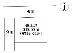 蟹江町学戸6丁目 建築条件なし土地