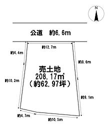 木曽川町三ツ法寺字辻前　建築条件なし土地