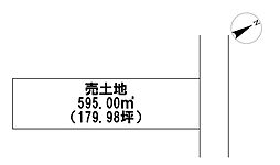 羽島市正木町不破一色字西口　建築条件なし土地