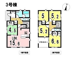 クレイドルガーデン西五城字飛石北　全4棟　3号棟