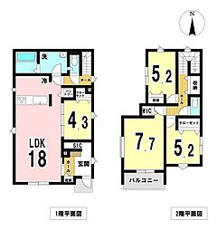 一宮市木曽川玉ノ井3期　全2棟　1号棟　新築一戸建て