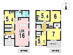 蓮池字郷中　全2棟　2号棟