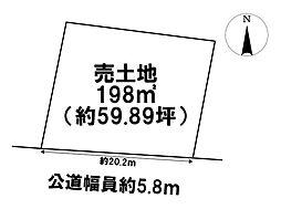 一宮市浅井町江森字石橋天神　建築条件なし土地