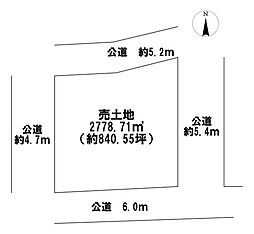東加賀野井字江東　建築条件なし土地