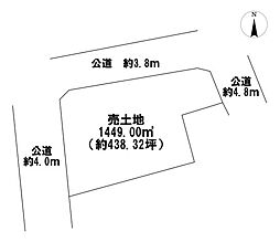 江南市東野町鐘鋳山　建築条件なし土地