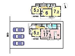 ハートフルタウン一宮市浅井町河田34番　A号棟　新築一戸建て